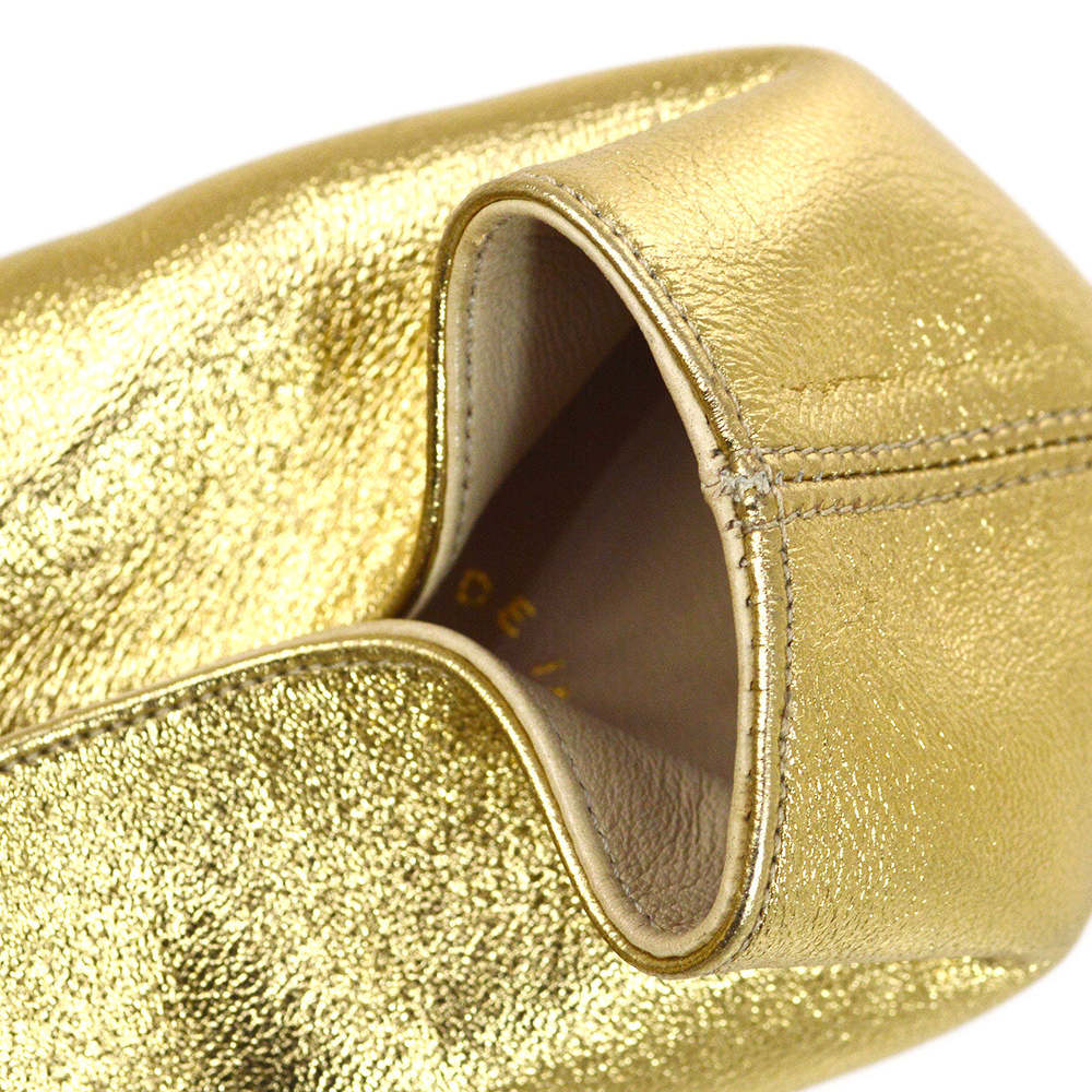 This price is the lowest i can go on these CHANEL gold ballet shoes, bag w/box - Picture 5 of 11